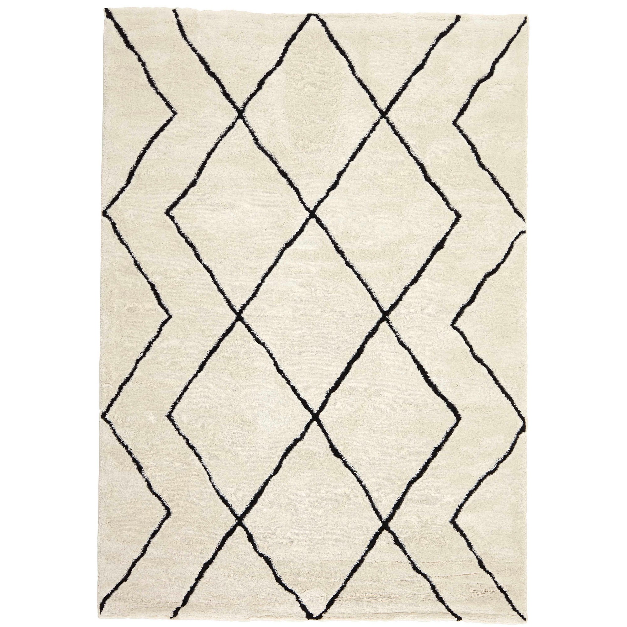 Morocco Boho Diamond 78685a Nm578 Rug In Cream Black